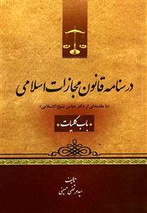 درسنامه قانون مجازات اسلامی - باب کلیات