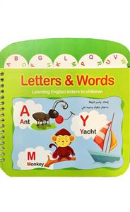 حروف وکلمات : Letter & Words : Learning English letters to children